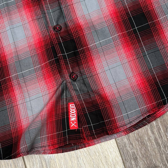 Boy’s Dixxon Red Plaid Shirt - Picture 4 of 4